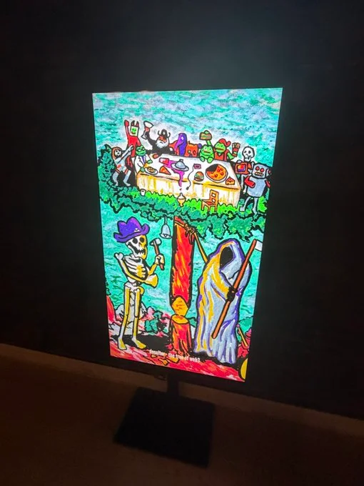 Digital work by Desultor from Burrito’s NFT NYC exhibition