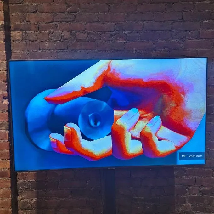 MP’s safehouse displayed on a gallery screen at Return to Form